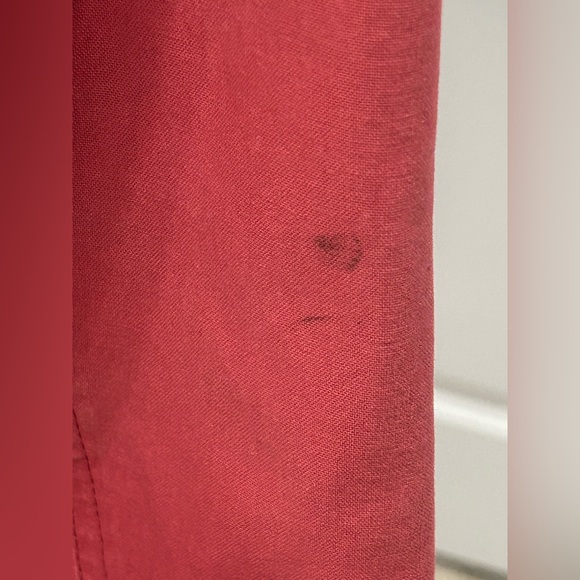 L.L. Bean Vintage Y2K Women's M P Red Jacket Logo Casual Chore Barn Coat READ - Picture 15 of 16